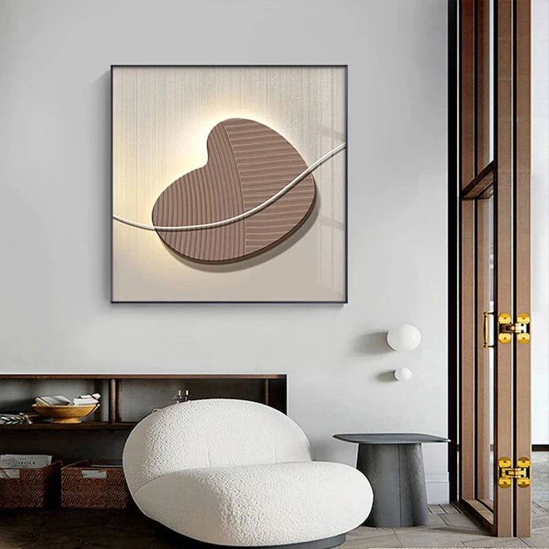 Abstract Nordic Stone Pebbles Square Format Wall Art Fine Art Canvas Prints Neutral Tones Pictures For Modern Living Room Bedroom Art Decor 2025