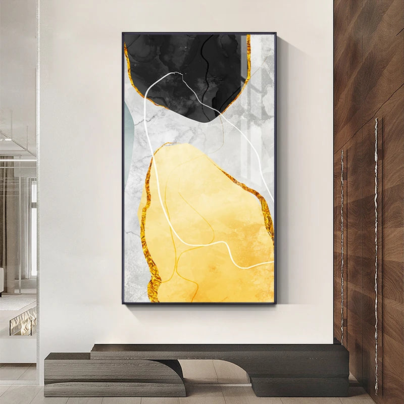 Abstract Zen Pebbles Wall Art Fine Art Canvas Prints Nordic Geomorphic Pictures For Living Room Bedroom Entrance Foyer Art Decor