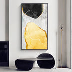 Abstract Zen Pebbles Wall Art Fine Art Canvas Prints Nordic Geomorphic Pictures For Living Room Bedroom Entrance Foyer Art Decor
