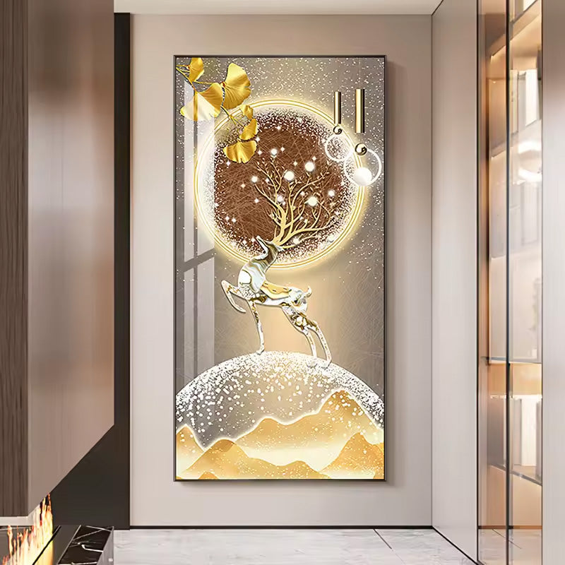 Abstract Zen Stone Feng Shui Wall Art Fine Art Canvas Prints Auspicious Wall Art For Living Room Dining Room Contemporary Foyer Art Decor