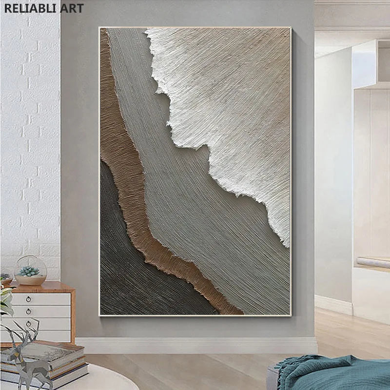 Abstract Sea Surf Coastal Wall Art Fine Art Canvas Prints Beach Landscape Ocean Waves Seascape Pictures For Living Room