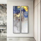 Alien Sky Vertical Format Abstract Wall Art Fine Art Canvas Prints Pictures For Entrance Hallway Modern Home Office Hotel Room Art Decor