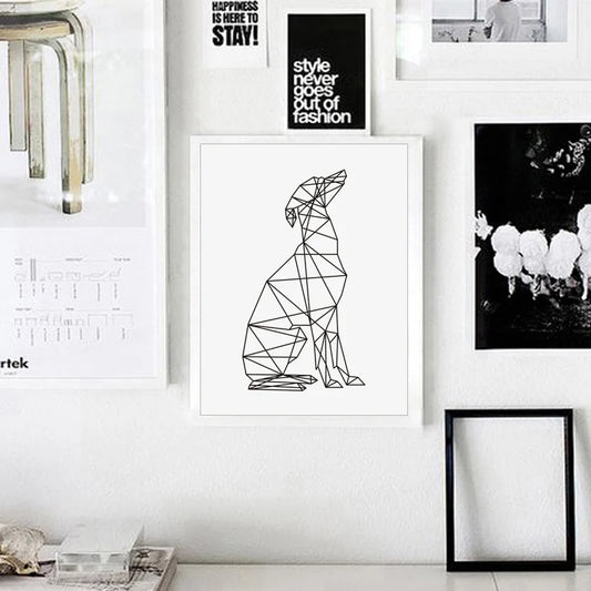 All You Need Is Love And A Dog Minimalist Wall Art Poster Greyhound Nordic Wall Art Canvas Print Pictures For Living Room