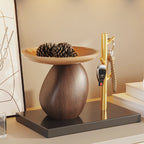 Ancient Artisan Storage Tray – Hand‑Crafted Organic Dual‑Tone Wood Effect Sideboard Accent For Dining Room Naturally Inspired Home Décor