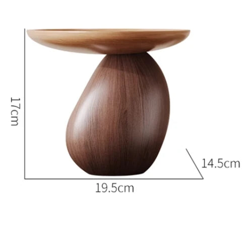 Ancient Artisan Storage Tray – Hand‑Crafted Organic Dual‑Tone Wood Effect Sideboard Accent For Dining Room Naturally Inspired Home Décor