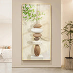 Balancing Stones Zen Art Fine Art Canvas Prints Neutral Tones Pictures Of Calm For Living Room Dining Room Inspirational Entryway Art Decor