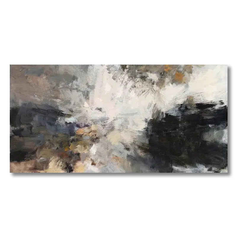 Big Abstract Wall Art Neutral Color Scheme Picture For Modern Living Room Dining Room Home Office Hotel Room Art Decor