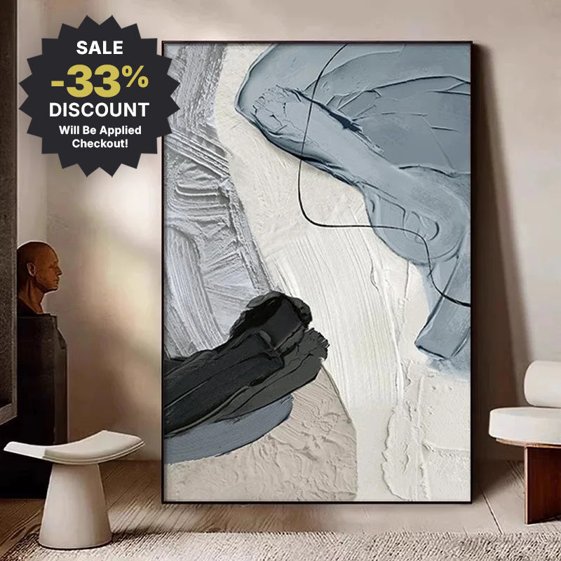 Big Sizes * Hand Painted * Colorful Nordic Abstract Textured Earth Tones Oil Painting Hand Made Wall Art For Living Room Bedroom Home Office Decor