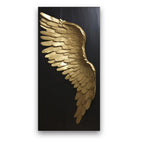 Big Sizes Golden Dream Angel Wings Wall Art Fine Art Canvas Prints Pictures For Modern Apartment Living Room Light Luxury Boutique Fashion House Art Decor