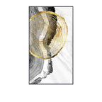 Black Gray Golden Abstract Tree Rings Wall Art Fine Art Canvas Prints Pictures For Living Room Dining Room Art For Contemporary Scandinavian Interiors 2025