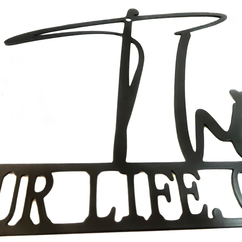 Black Metal Typographic Quote Wall Art 3d Iron Crafted This Is Us Wall Plaque For Living Room Dining Room Creative Nordic Wall Decor