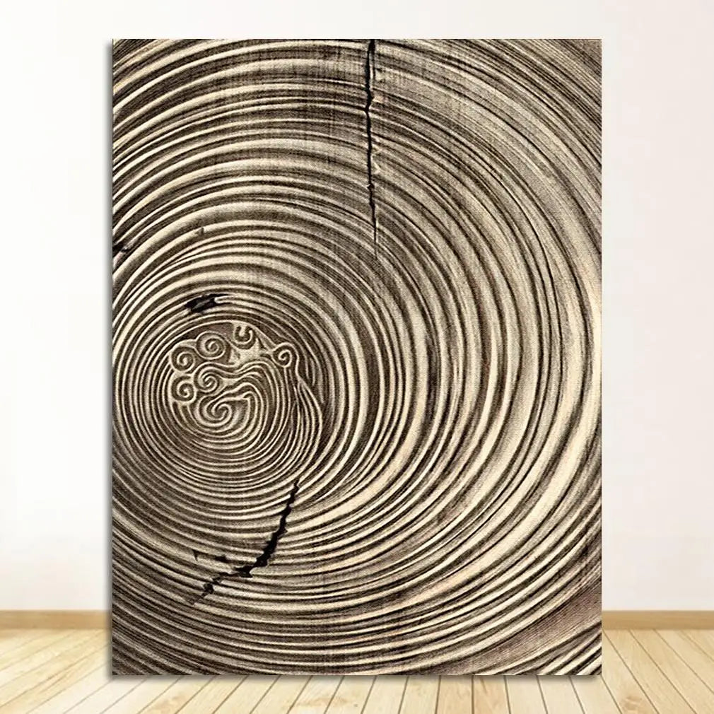 Black Natural Wood Grain Wall Art Fine Art Canvas Prints Modern Abstract Pictures For Apartment Living Room Dining Room Home Office Decor 2025 001