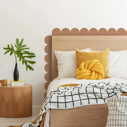 Boho Curved Border & Hearts Wall Decals – Peel & Stick Wall Decor for Nursery, Kids’ Room & Bedroom Decor