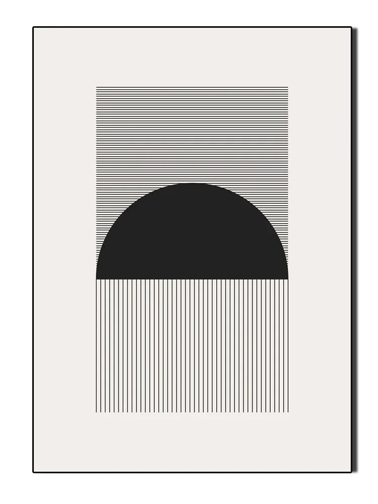 Bold Black White Geometric Abstract Wall Art Fine Art Canvas Prints Pictures For Modern Apartment Living Room Foyer Art For Contemporary Interiors