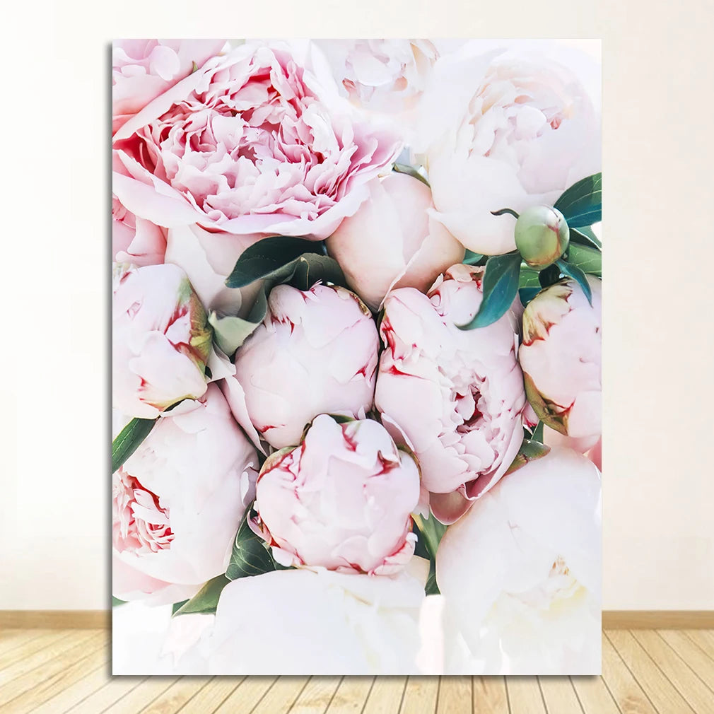 Boutique Paris Fashion Quote Floral Wall Art Fine Art Canvas Prints Pictures For Living Room Bedroom Salon Art Decor 2025