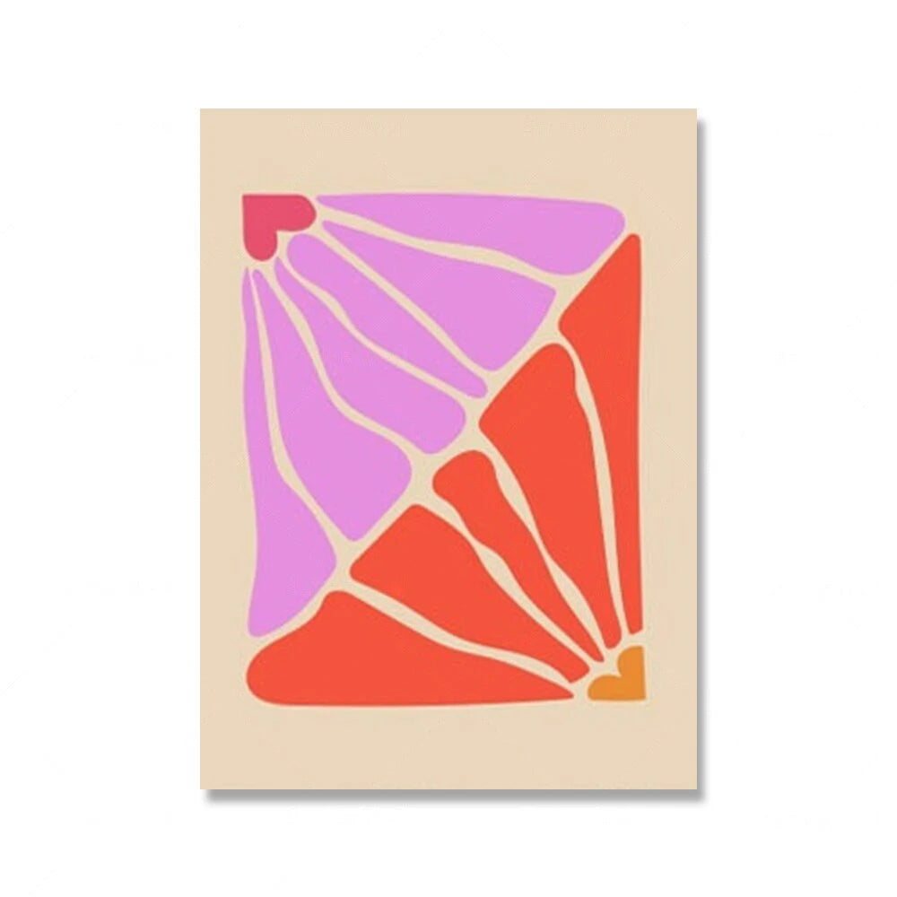 Bright Colorful Botanical Abstract Wall Art Fine Art Canvas Prints Vibrant Color Pictures For Modern Home Living Room Bedroom Art Decor 2025