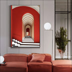 Classical Architectural Wall Art Posters Fine Art Canvas Prints Inspirational Atmospheric Pictures For Living Room Contemporary Foyer Art Decor