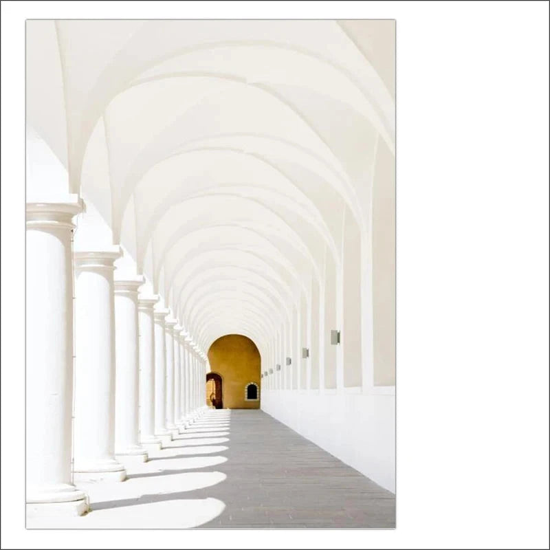 Classical Architectural Wall Art Posters Fine Art Canvas Prints Inspirational Atmospheric Pictures For Living Room Contemporary Foyer Art Decor