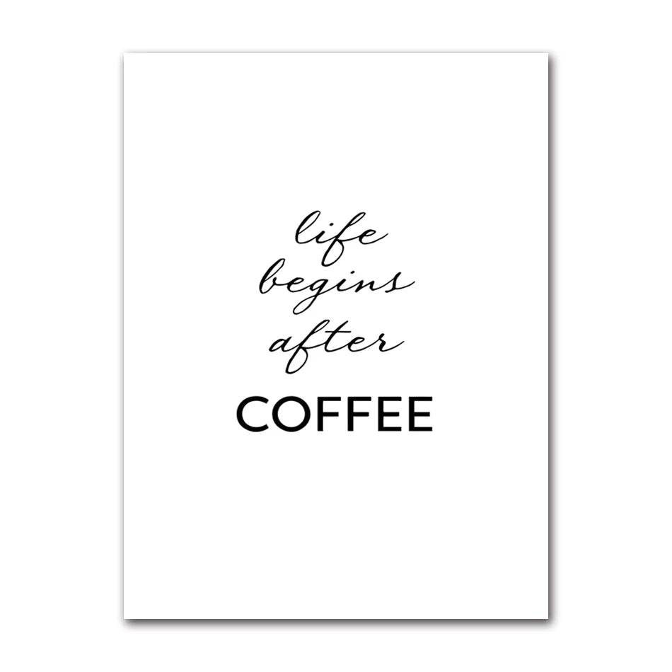Coffee Connoisseur Wall Art Fine Art Canvas Prints Black White Coffee Menu Poster Pictures For Kitchen Diner Coffee Shop Cafe Art Decor 2025