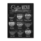 Coffee Connoisseur Wall Art Fine Art Canvas Prints Black White Coffee Menu Poster Pictures For Kitchen Diner Coffee Shop Cafe Art Decor 2025
