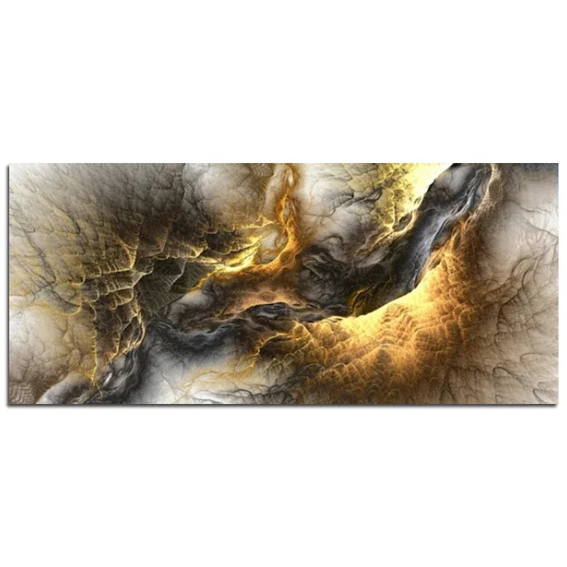Colorful Abstract Alien Cloud Wall Art Fine Art Canvas Print Picture For Modern Apartment Bedroom Living Room Above-The-Sofa Wall Decor