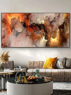 Colorful Abstract Alien Cloud Wall Art Fine Art Canvas Print Picture For Modern Apartment Bedroom Living Room Above-The-Sofa Wall Decor