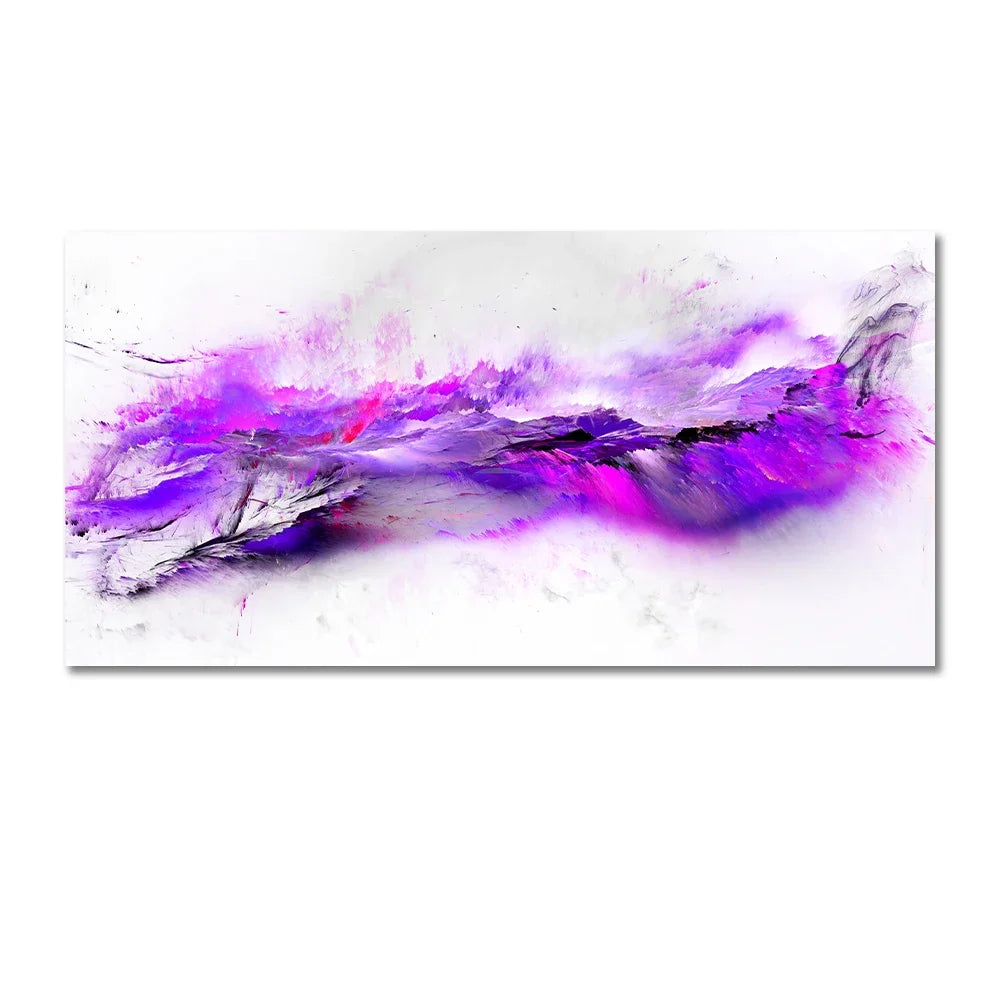 Colorful Abstract Alien Cloud Wall Art Fine Art Canvas Print Picture For Modern Apartment Bedroom Living Room Above-The-Sofa Wall Decor