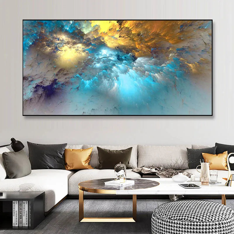 Colorful Abstract Alien Cloud Wall Art Fine Art Canvas Prints Living Room Pictures For Above The Sofa Bedroom Art For Above The Bed 2025 0