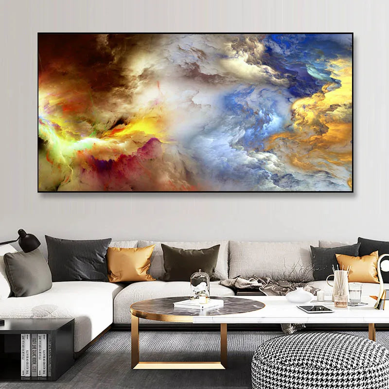 Colorful Abstract Alien Cloud Wall Art Fine Art Canvas Prints Living Room Pictures For Above The Sofa Bedroom Art For Above The Bed 2025 02