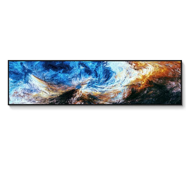 Colorful Abstract Alien Sky Wall Art Fine Art Canvas Prints Wide Format Pictures For Living Room Above The Sofa Pictures For Above The Bed