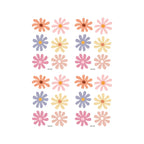 Colorful Daisy Flower Wall Stickers – Peel & Stick Vinyl Wall Decals for Kids’ Rooms, Nursery & Baby Girl Decor