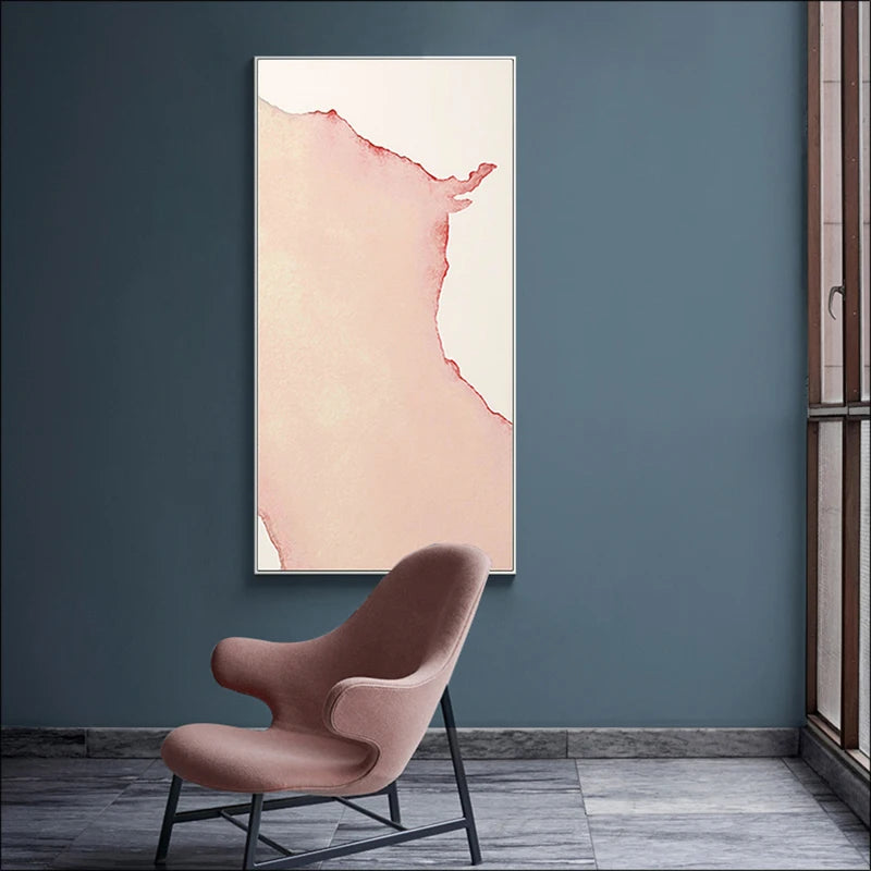 Colorful Pastel Watercolor Abstract Wall Art Fine Art Canvas Prints Pictures For Modern Apartment Living Room Studio Bedroom Art Decor