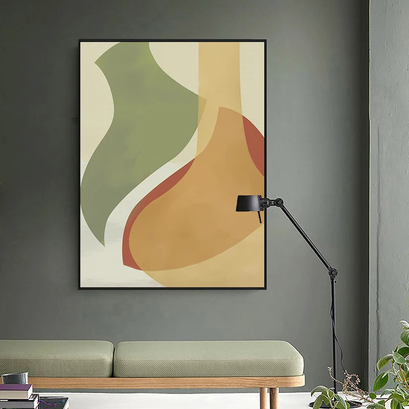 Colorful Soft Hues Abstract Still Life Wall Art Fine Art Canvas Prints Pictures For Modern Apartment Living Room Dining Room Contemporary Home Decor