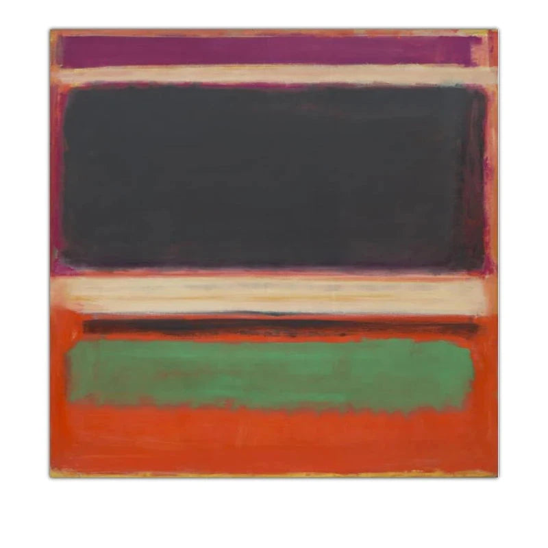 Colorful Vintage Minimalist Abstract Wall Art Fine Art Canvas Prints Square Format Pictures For Modern Apartment Living Room Contemporary Home Decor