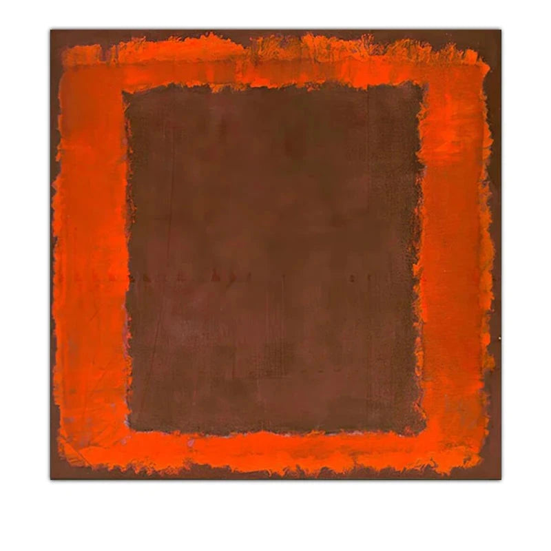 Colorful Vintage Minimalist Abstract Wall Art Fine Art Canvas Prints Square Format Pictures For Modern Apartment Living Room Contemporary Home Decor