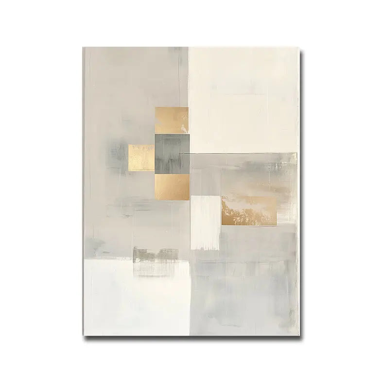 Contemporary Abstract Geometric Color Block Wall Art Fine Art Canvas Prints Neutral Color Pictures For Modern Apartment Living Room Scandinavian Home Decor
