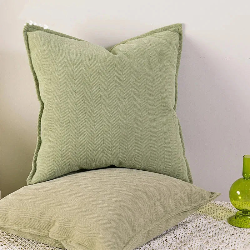 Cozy Solid Chenille Throw Pillow Covers – Nordic Minimalist Cushion Cases in 45x4550x5060x6065x65cm for Modern Living Room Décor