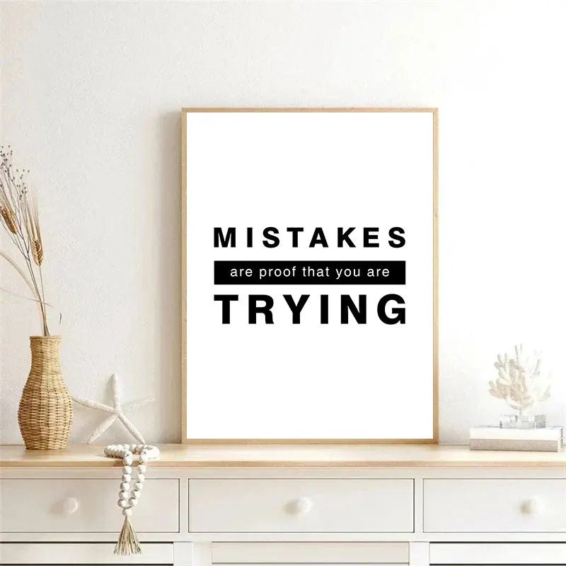 Daily Motivation Inspirational Quotations Posters Wall Art Fine Art Canvas Prints Simple Quotes Pictures For Bedroom Study Room Home Office Decor