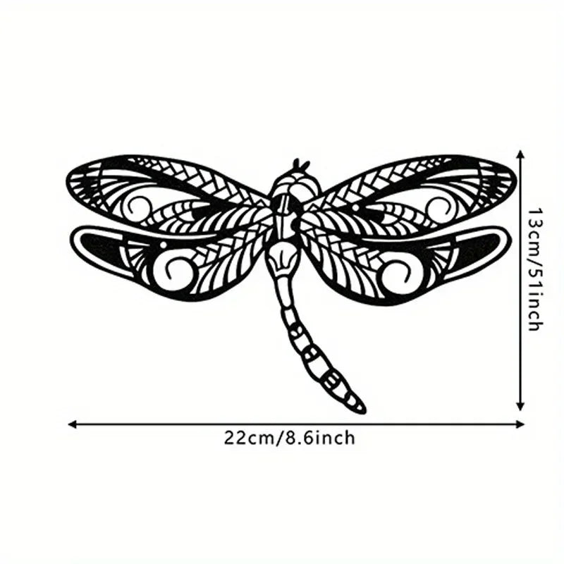Dragonflies Iron Art Wall Art 3D Metal Sculptured Wall Decoration For Living Room Dining Room Creative Nordic Home Decor 2025