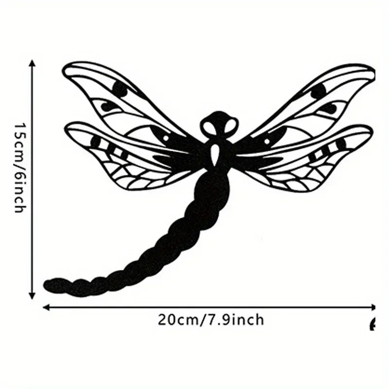 Dragonflies Iron Art Wall Art 3D Metal Sculptured Wall Decoration For Living Room Dining Room Creative Nordic Home Decor 2025