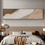 Earthy Colors Abstract Minimalist Green Brown Beige Wall Art Fine Art Canvas Prints Pictures For Modern Apartment Living Room Dining Room