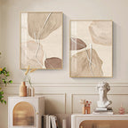 Earthy Tones Nordic Zen Stones Wall Art Fine Art Canvas Prints Pictures For Modern Apartment Living Room Bedroom Art For Contemporary Interiors 2025