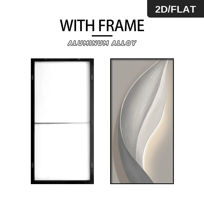 Aluminum alloy frame with a flat design on a white background