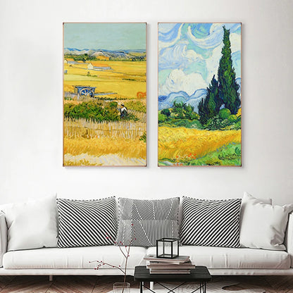 Famous Painting Landscape Wall Art Vincent Van Gogh Fine Art Canvas Prints Vintage Abstract Pictures For Living Room Kitchen Home Decor