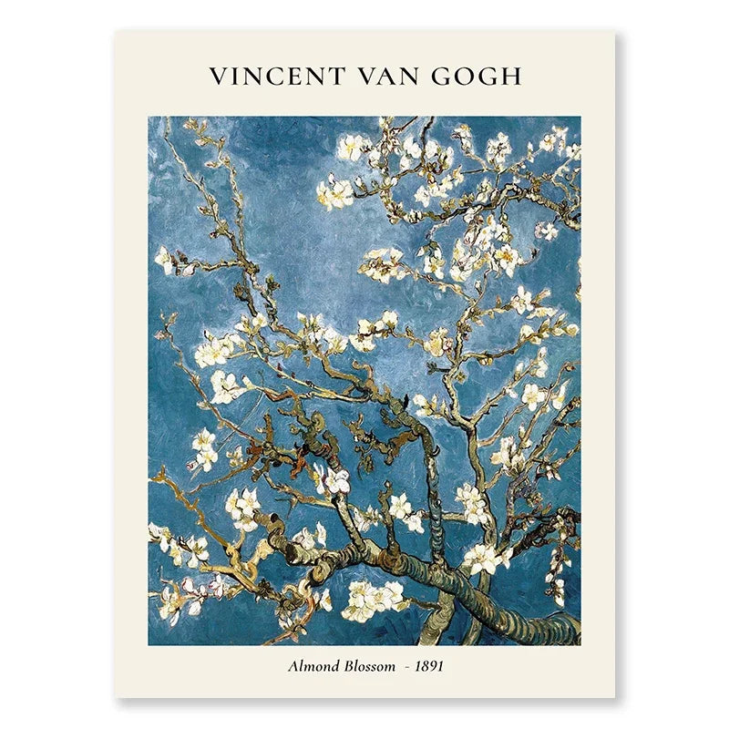 Famous Artists Vintage Classics Wall Art Fine Art Canvas Prints Colorful Gallery Wall Decor Pictures For Living Room