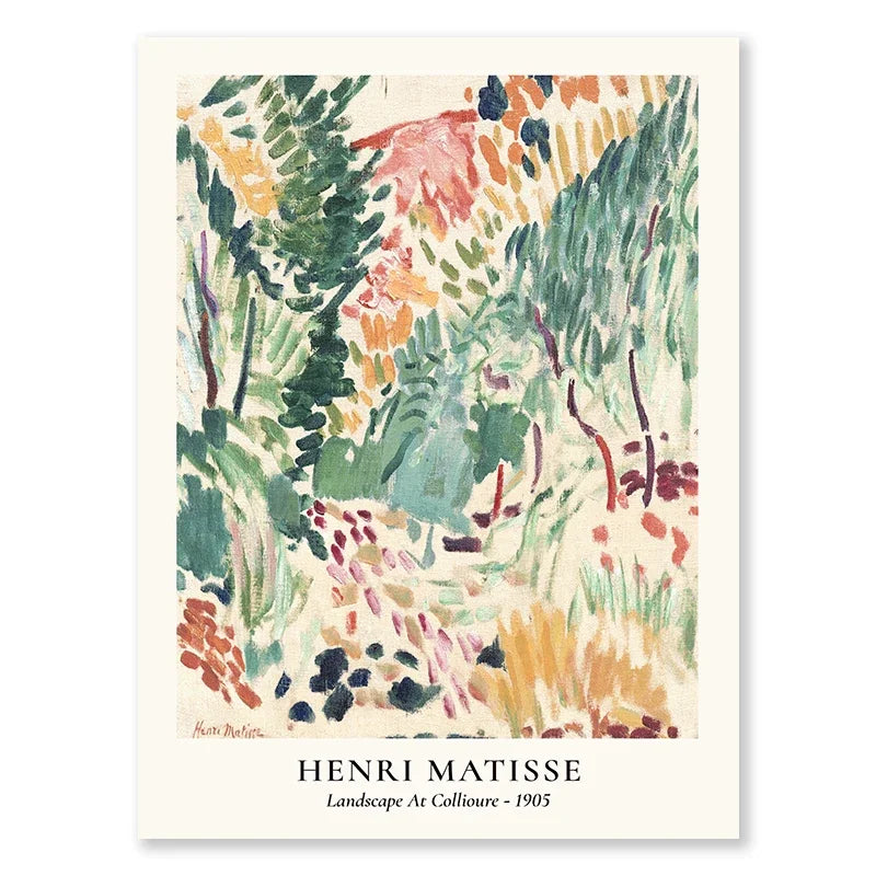 Famous Artists Vintage Classics Wall Art Fine Art Canvas Prints Colorful Gallery Wall Decor Pictures For Living Room