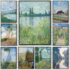 Famous Paintings Impressionist Abstract Landscape Wall Art Fine Art Canvas Prints For Living Room, Bedroom & Home Décor