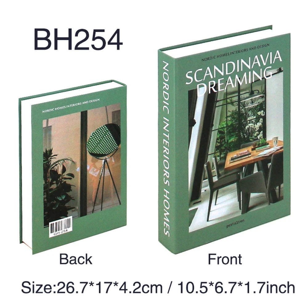 Fashion Art Style Faux Books Coffee Table Decor Book Box Storage Boxes Luxury Practical Ornamental Decoration For Modern Home Decor