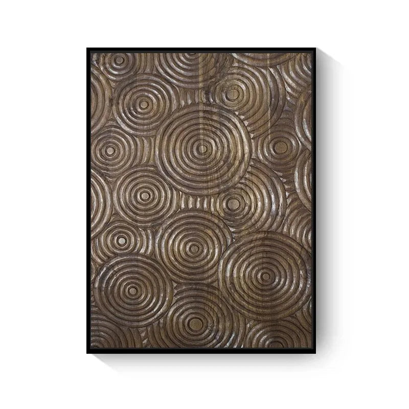 Natural Abstract Wood Tree Rings Wall Art Fine Art Canvas Prints Pictures For Living Room Dining Room Home Office Art Decor