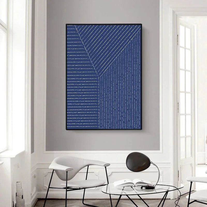 Fine Lines Modern Aesthetics Abstract Wall Art Fine Art Canvas Prints Pictures For Living Room Dining Room Entranceway Foyer Art Decor 2025